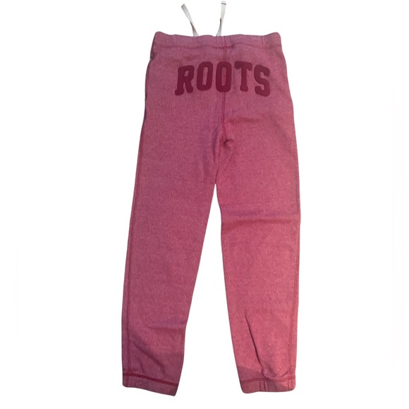 Roots Pink Pepper Classic Sweatpants, size 10 - Picture 2 of 5